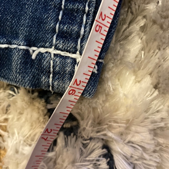 INC denim reg fit bootleg short PS - Picture 10 of 10